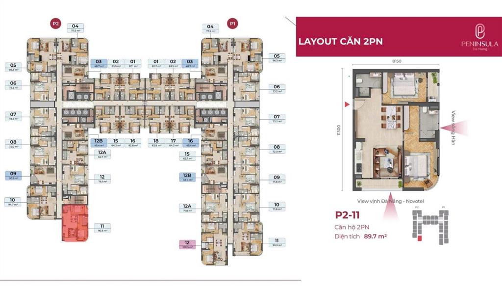 Khách cần tiền bán nhanh căn 2pn tầng cao view vip  giá bán nhanh cực hợp lý  nhanh tay thì còn a