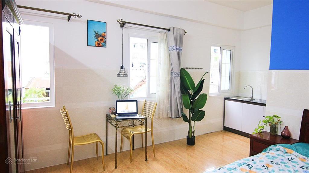 Chính chủ studio 2pn tô hiến thành mới xây full nội thất tiện nghi thang máy an ninh