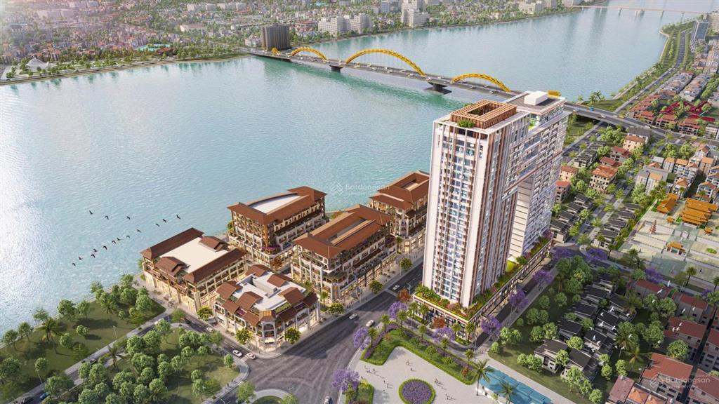 Biệt thự đơn lập view sông hàn, cạnh euro 1, cách cầu rồng 300m, độc bản duy nhất chỉ 12 căn