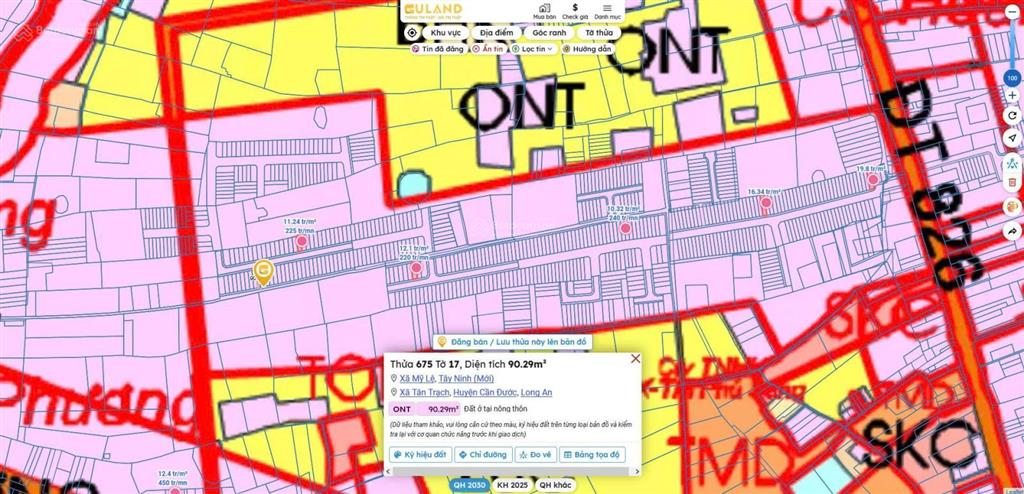 Chỉ 780 tr  100% thổ  shr xây dựng tự do kdc nam phong dragon, tl 826, tân trạch, cần đước
