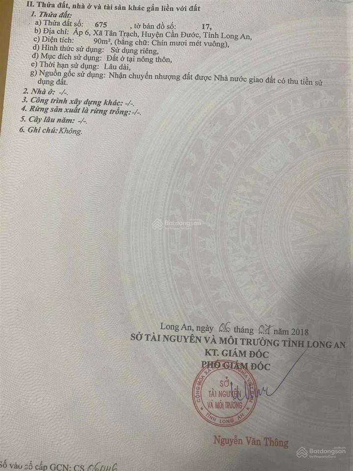 Chỉ 780 tr  100% thổ  shr xây dựng tự do kdc nam phong dragon, tl 826, tân trạch, cần đước