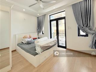 Nhà mới, 4 tầng, 4 phòng ngủ, 55m2, gần hẻm oto bùi đình tuý thông chu văn an.