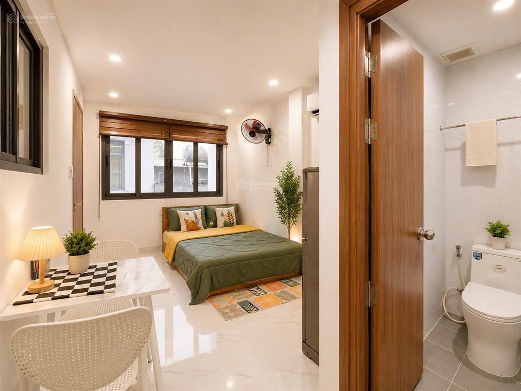 Studio cửa sổ trời  full nội thất mới xây 100%