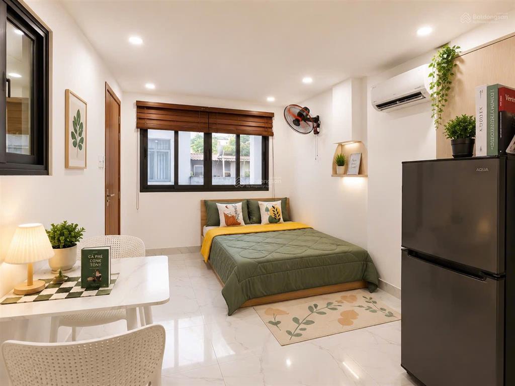 Studio cửa sổ trời  full nội thất mới xây 100%