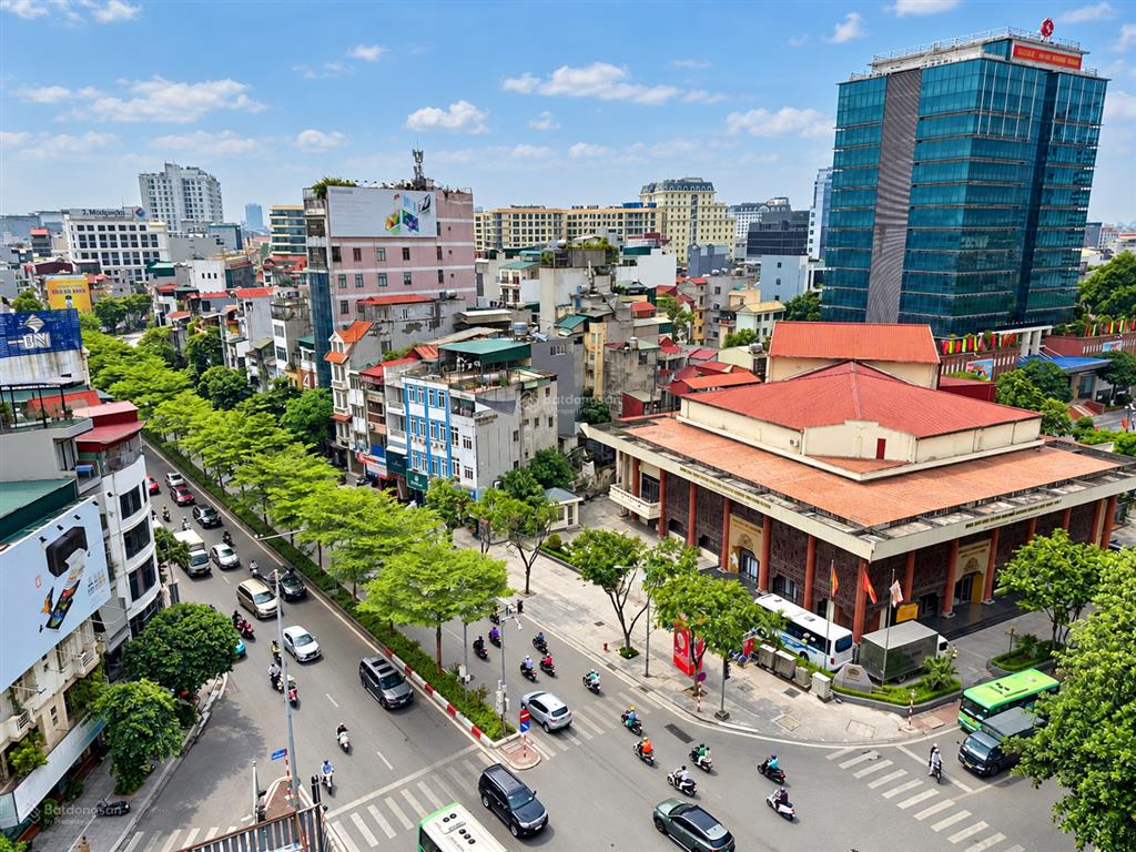 Cho thuê tòa góc kim mã giang văn minh, ba đình, 190m²/sàn, 9 tầng, 2 thang máy, 350 triệu/tháng
