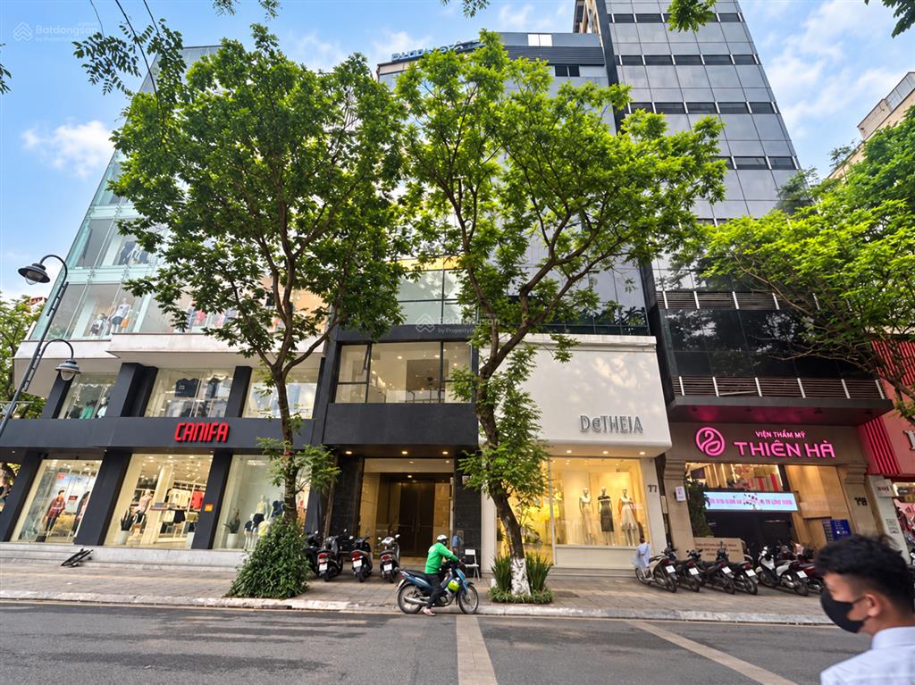 Cho thuê tòa mặt phố bà triệu, gần hồ hoàn kiếm, 128m², 8 tầng, hợp showroom, spa, 200 triệu/tháng