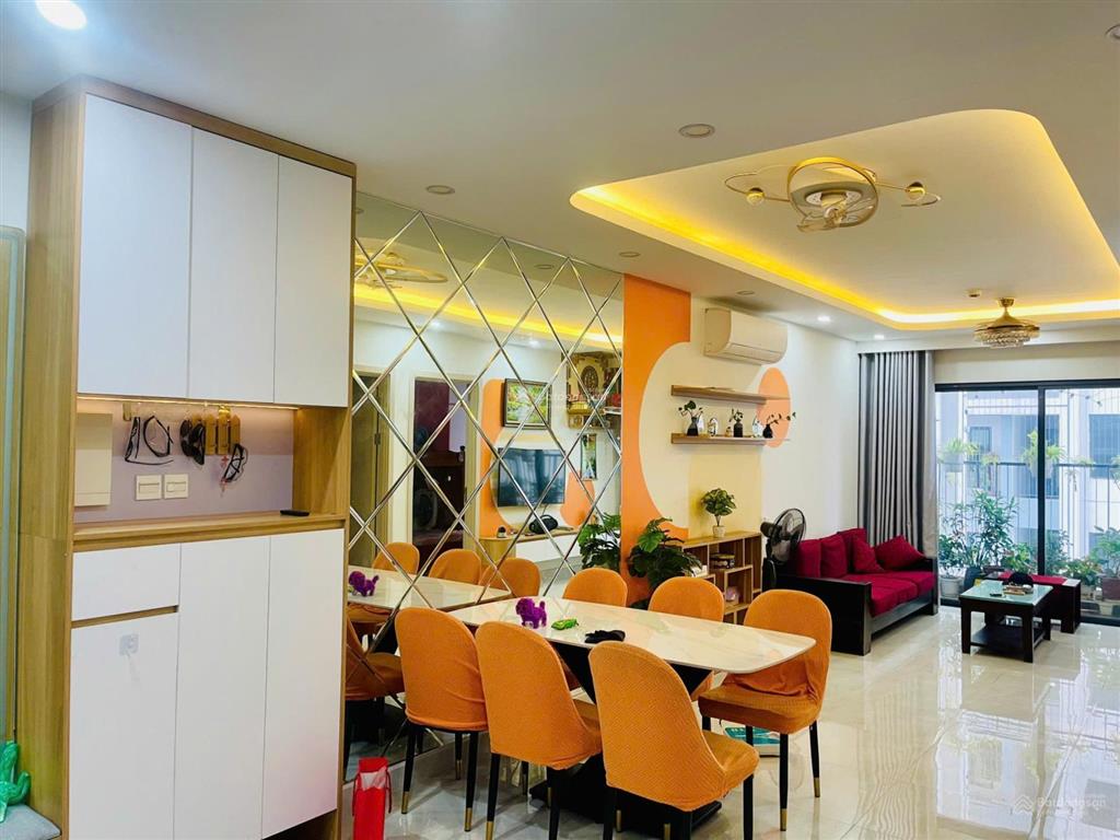 Cho thuê căn hộ 3pn tầng 16, ban công hướng mát, nhà rộng đẹp  đủ đồ giá thuê 16 triệu