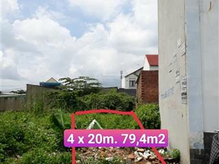 Đất thổ cư 4x20m, đường lò lu, p. trường thạnh, quận 9. giá 1,9 tỷ đường xe tải 6m, shr