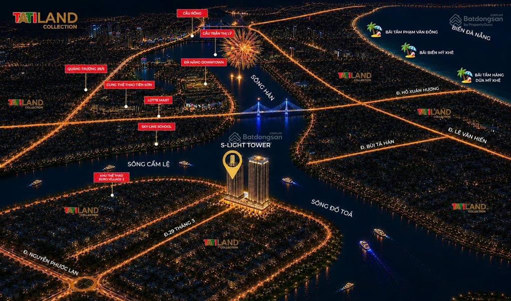Bán căn góc 2 ngủ view sông tòa slight tower tầng cao giá siêu tốt
