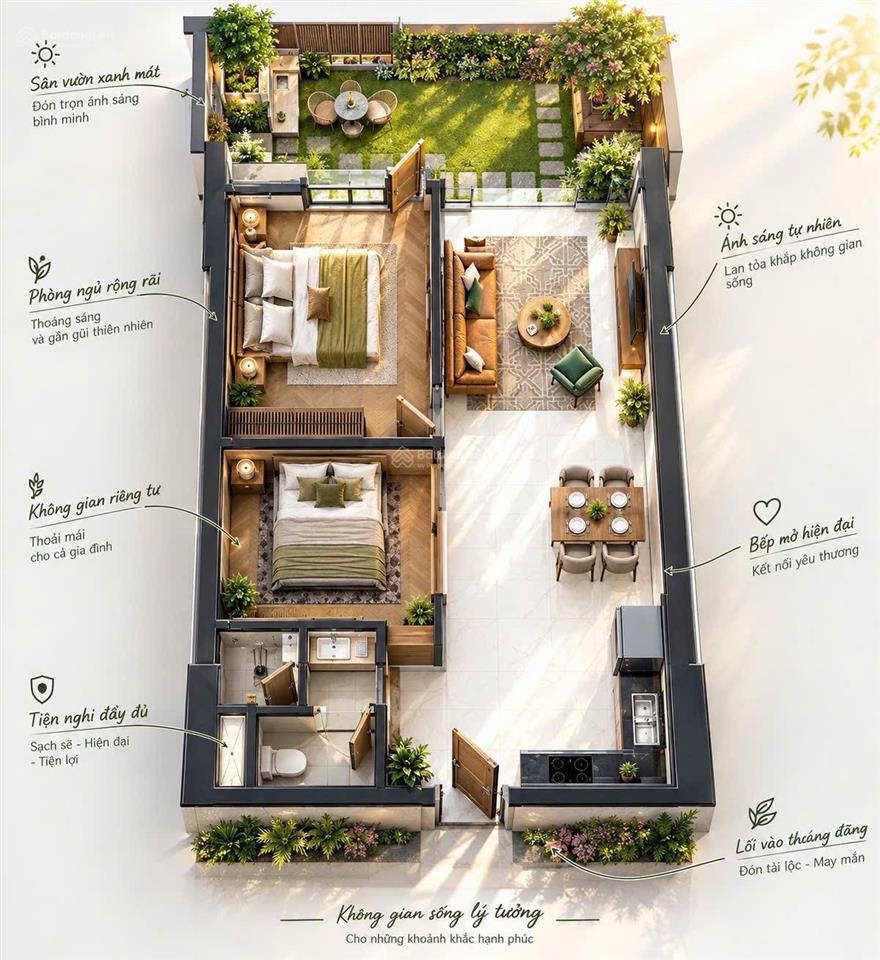 Hàng hiếm! studio sân vườn mức giá khủng chỉ 39 triệu m2