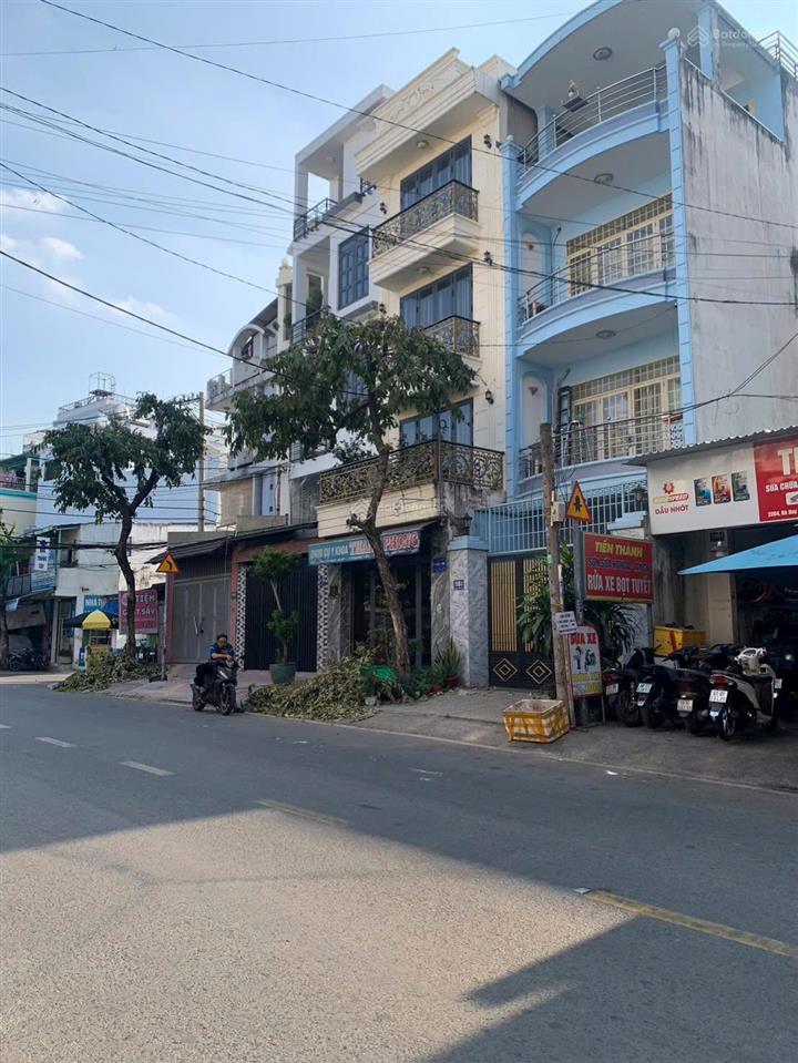 Bán nhà mặt tiền kd ngã tư ga sát nguyễn oanh gò vấp  81m  4m x 20m  4 tầng  mặt tiền 14m 