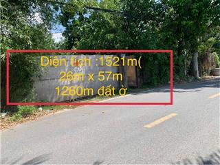Đất mặt tiền nhị bình 2 hóc môn  1.520m đất ở lớn, giá chỉ 20 triệu/m