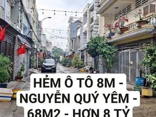 Bán nhà 4 tầng mới tinh, nguyễn quý yêm, 68m2, ngang 4.2x16m, hèm ô tô đỗ cửa, giá 8 tỷ hơn