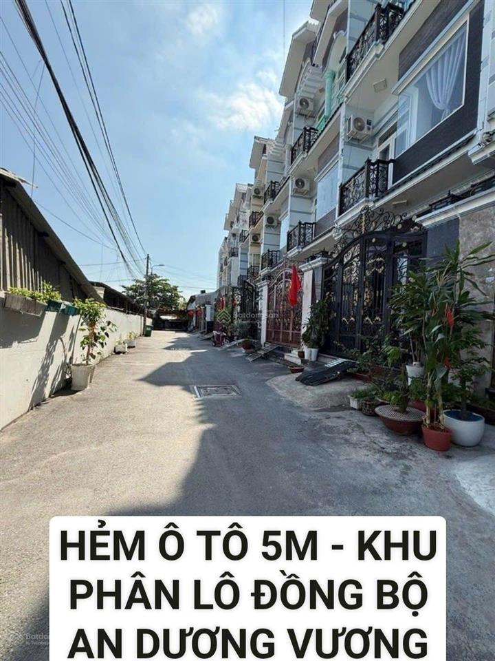 Hẻm ô tô 5m  nhà 4 tầng an dương vương  quận 8  129m2  chỉ 8 tỷ