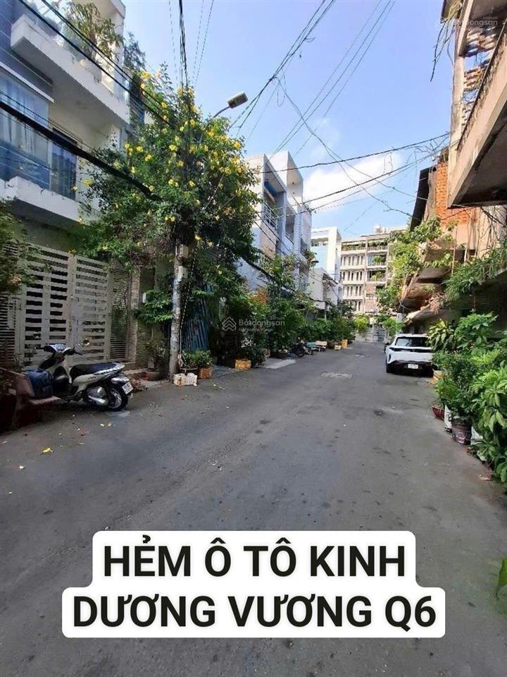 9 tỷ hơn  nhà 3 tầng 60m2  ngang 4x18m  ngay kinh dương vương q6  full nội thất  vào ở ngay