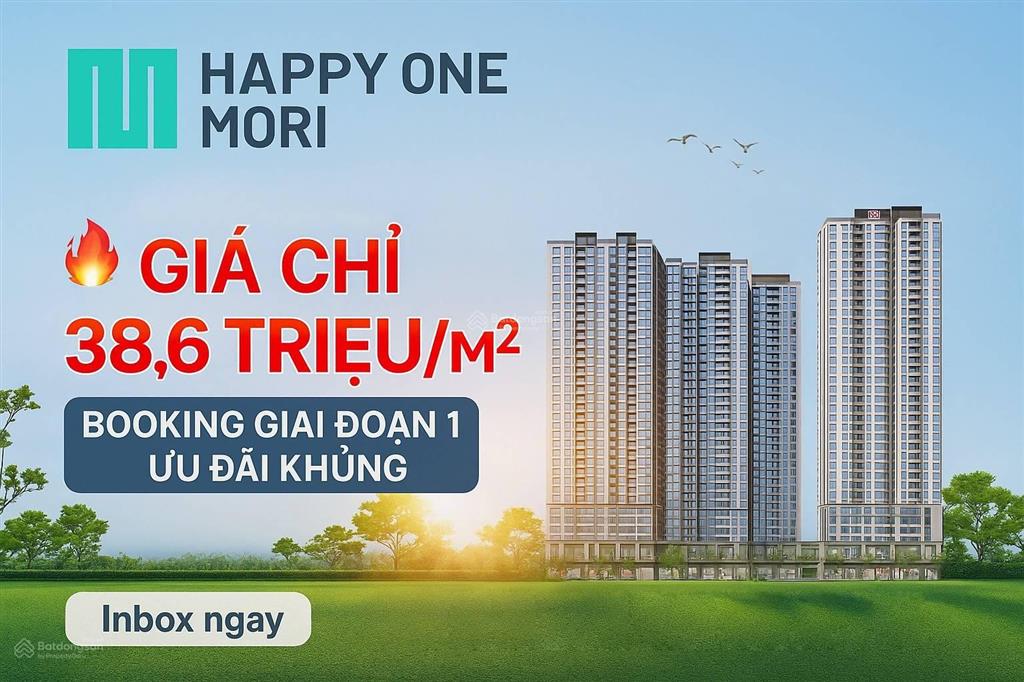 Cđt vạn xuân bán căn đẹp nội bộ happy one mori. căn 2pn2wc 66,2m2 chỉ 2.446 tỷ.  ngay