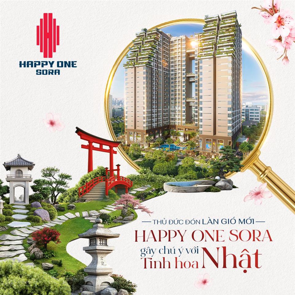 Bán gấp căn 1pn happy one sora, linh xuân, thủ đức. giá siêu mềm chỉ 2,530 tỷ 100%.  ngay