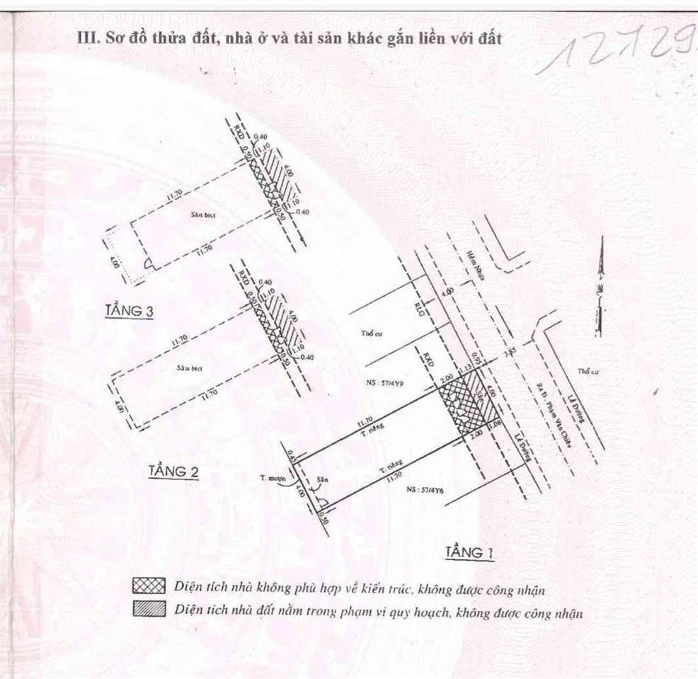Bán nhà 3 tầng 4pn 60m2, hẻm xe hơi 7m phạm văn chiêu gò vấp. giá chỉ 6.750 tỷ.  ngay