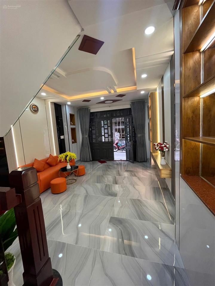 Nhà mới đẹp 2 tầng 44m2 hẻm xe hơi phạm văn chiêu, gò vấp. giá bán chỉ 4,990 tỷ.  ngay
