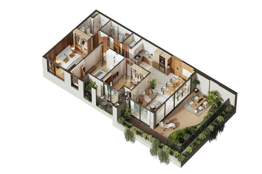 Suất nội bộ căn sân vườn 3pn happy one sora, diện tích 109m2 tầng trung đông nam. giá chỉ 5.290 tỷ