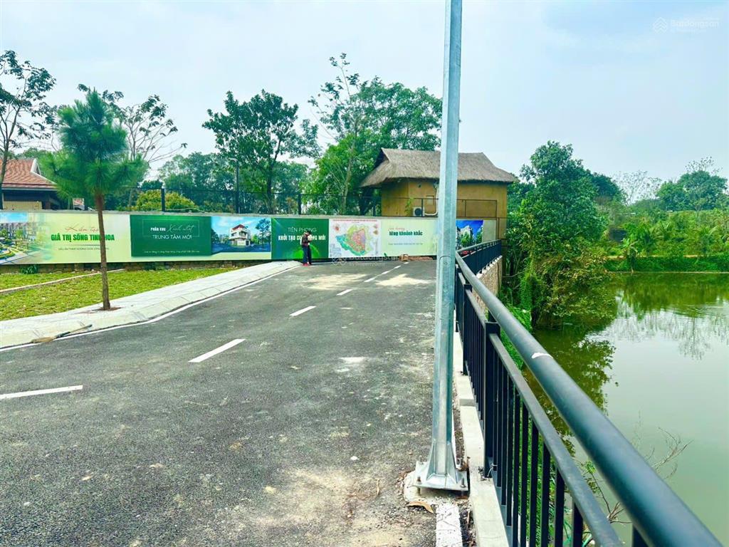 Bán lô đất hơn 2 tỷ view hồ cực đẹp sát trục hồ tây ba vì, đại học quốc gia và quốc lộ 21
