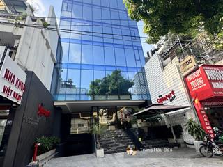 Tòa nhà mt hồ văn huê pn  dt 10 x 22m  nở hậu 22m  2 hầm  10 tầng  giá 85 tỷ