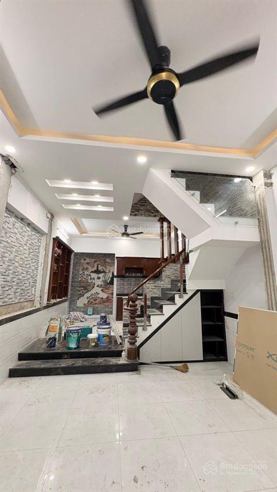 Bán nhà 4 tầng 54m đường thới an 16 phường thới an q12, (4,5*12)giá 6tỷ đường 6m trước nhà