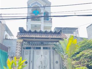 Bán nhà 3 tầng mặt tiền đường thạnh lộc 57 phường thạnh lộc q12, 66m (4mx17m) giá 5,5tỷ đường 7m