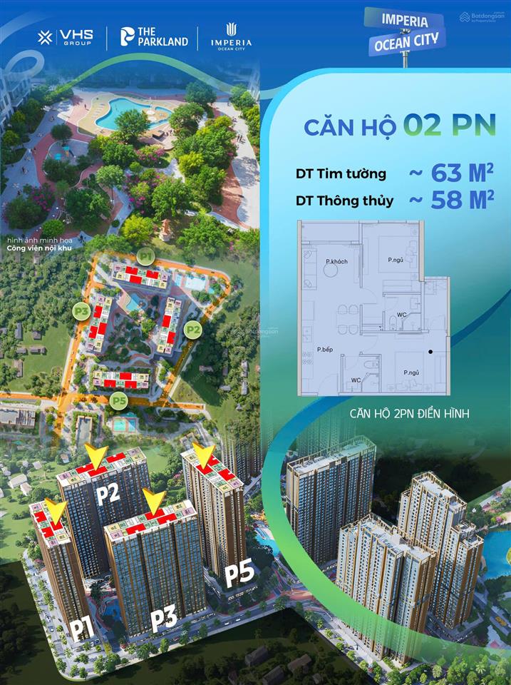 Quỹ cao tầng giá tốt nhất ocean city  imperia ocean city và masteri era landmark .  0963 833 ***