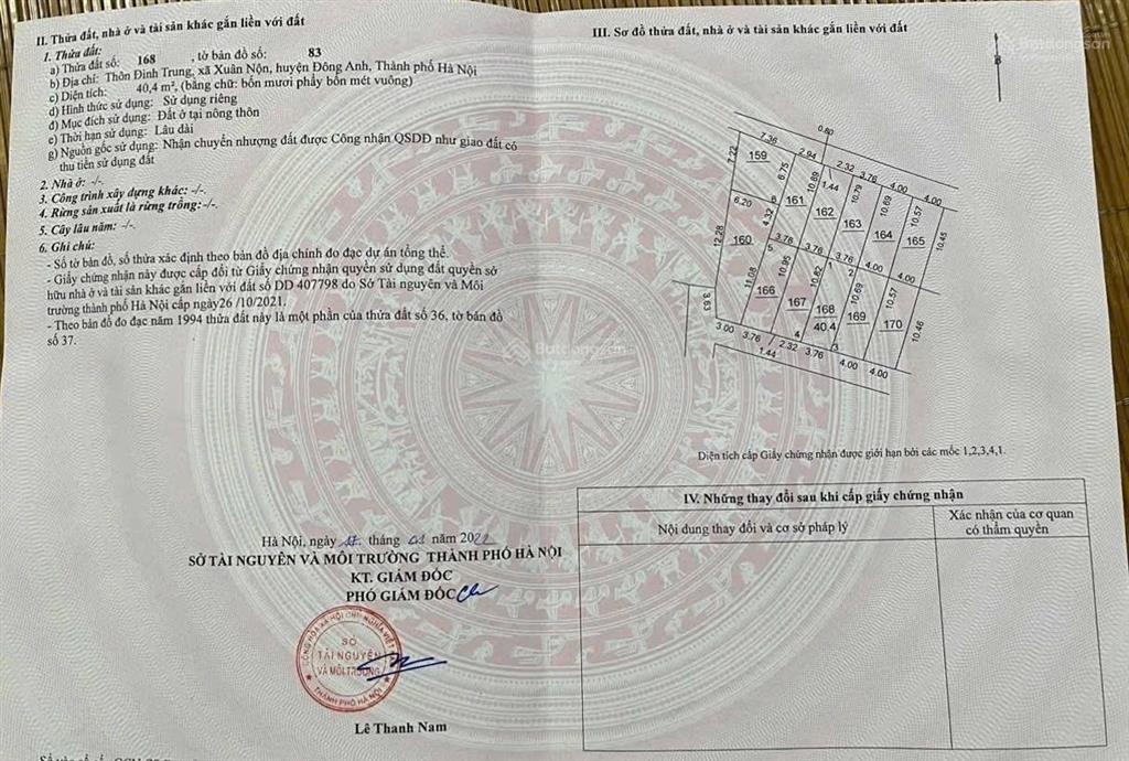 Chính chủ cần bán hạ giá kịch sàn 40,4m2 đình trung, xuân nộn