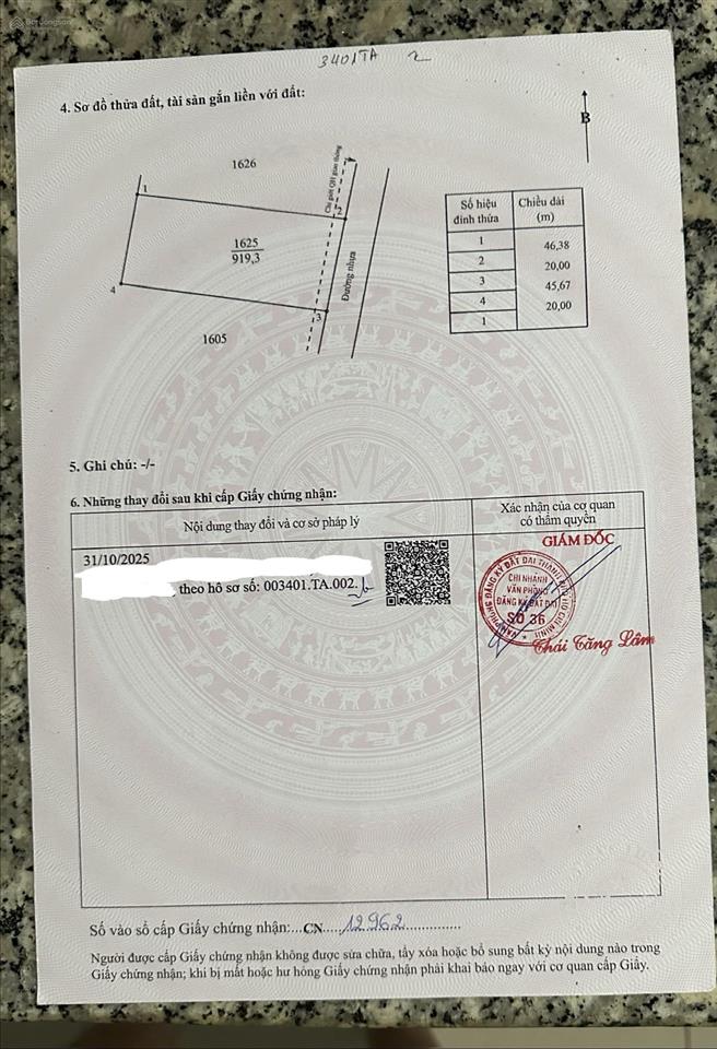 Bán đất chính chủ ngang 20 mét mặt tiền