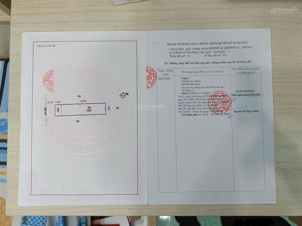 Mtkd nguyễn văn yến, phường phú thạnh, ( nhà trệt 1 lầu, dt 4x18m, 2pn )