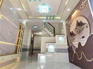 Nhà đẹp lương văn can p15, q8  hẻm thông  3 tầng  3pn  chỉ 3,88 tỷ