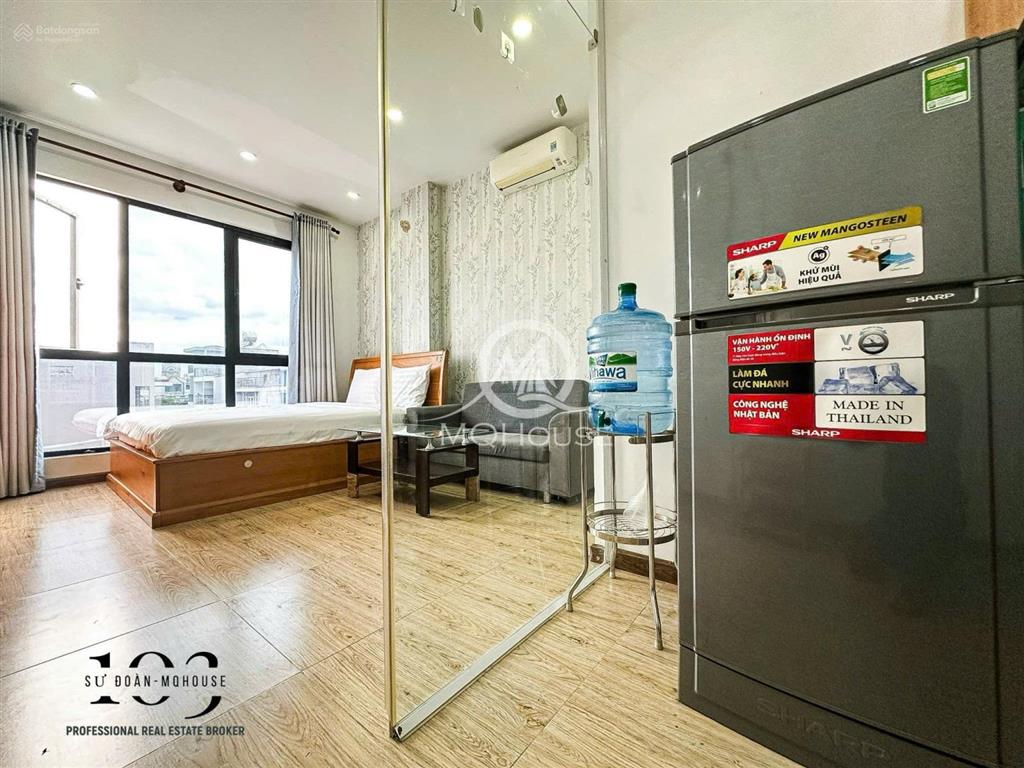 Căn hộ 1 phòng ngủ, 45m2, chợ bàn cờ, vx dân chủ, tòa viettel, vạn hạnh mall, hulfit, ueh