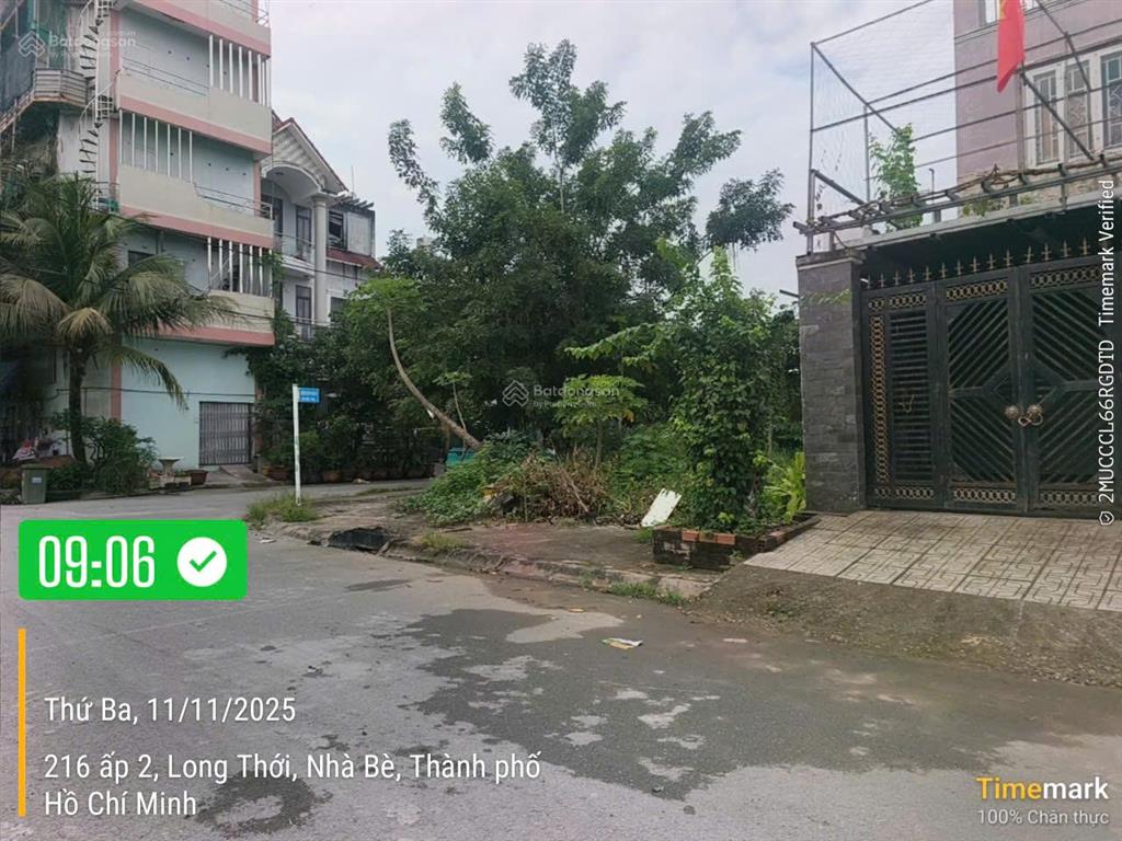 Hailongreal đât góc 5.5ty, dt 10x12m, 107m2, 274/ nguyễn văn tạo,bgần dạy trường lái thành công