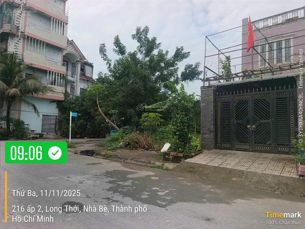 Hailongreal đât góc 5.5ty, dt 10x12m, 107m2, 274/ nguyễn văn tạo,bgần dạy trường lái thành công