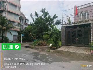 Hailongreal đât góc 5.5ty, dt 10x12m, 107m2, 274/ nguyễn văn tạo,bgần dạy trường lái thành công