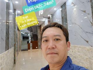 Nhà 4 tầng 74m, nhỉnh hơn 7 tỷy, ch.145 ~phạm thế hiển, 7pn, 7wc, chdv o9i88468o8