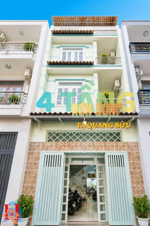 Nhà 4 tầng hơn 50m², nhỉnh 6 tỷ, ch.153 tạ quang bửu, ngang 4.3m nở hậu, aloo9188466o8