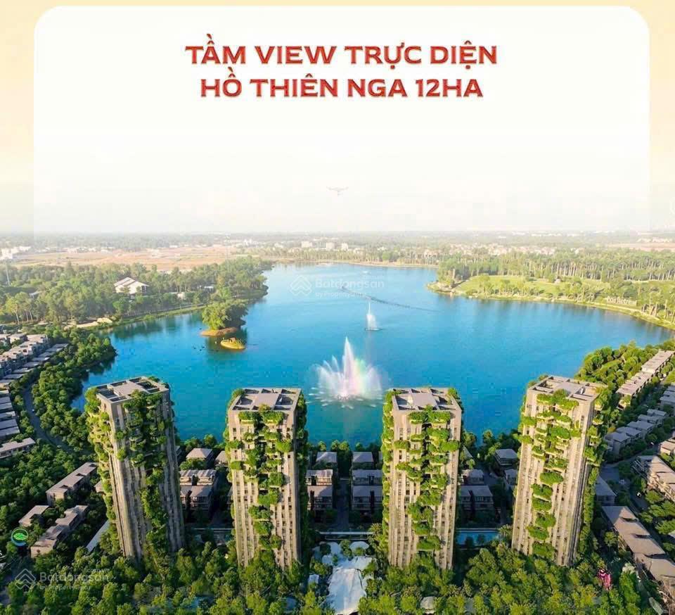 Booking 50tr/căn để sở hữu căn hộ eco retreat view trực diện hồ thiên nga 12ha