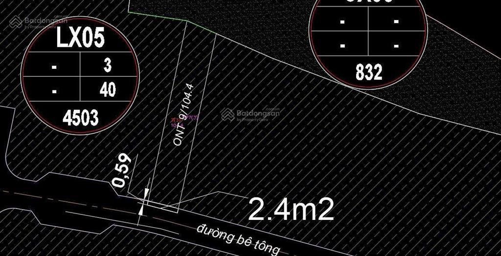 Bán đất tằng my nam hồng đông anh, ngõ thông ô tô, 104.4m2, giá 45tr/m2