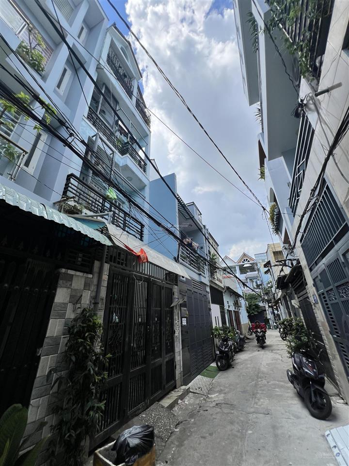 Nhà 46m2  4 tầng, sân thượng, 4pn  hẻm xe hơi  bùi quang là, gò vấp, 4,7 tỷ