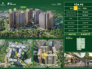 Căn 1pn+ hiếm view công viên nội khu  giá tốt nhất tòa p2 imperia