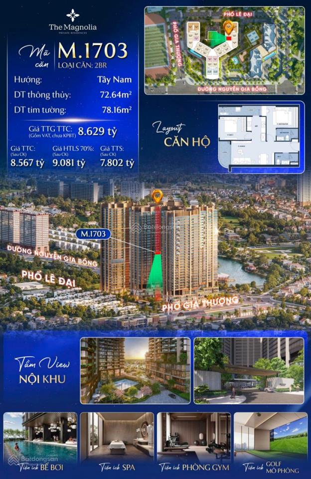 Hot nhất hôm nay căn 2pn view nội khu đẹp, giá đang tốt!