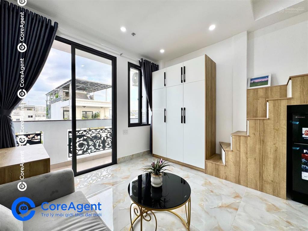 Khai trương chdv full nội thất cao cấp  ngay ngã 4 bốn xã, nhận ( sạc ) xe điện  có thang máy