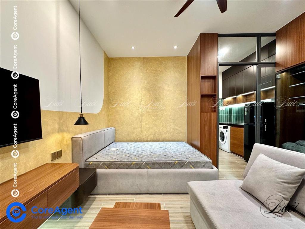 Chdv 1 phòng ngủ full nt gần svđ phú thọ, vòng xoay lê đại hành  mới xây, thang máy