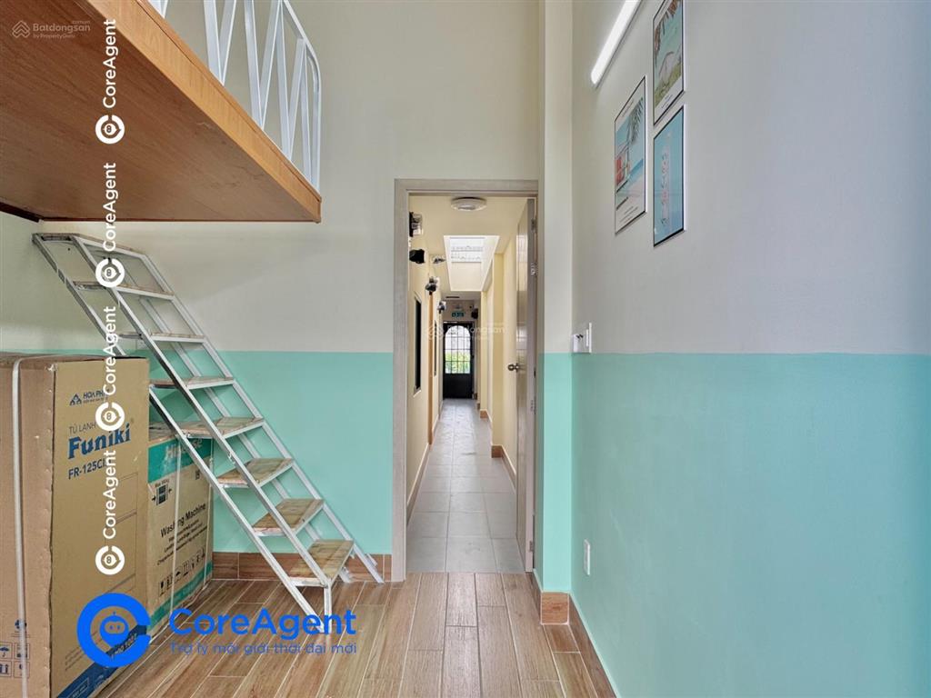 Căn hộ gác phong cách satorini  mới xây 100%  full nội thất  giặt phơi riêng gần aeon tp