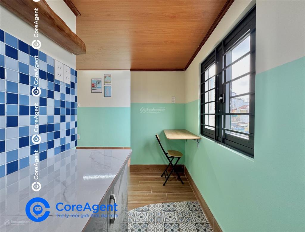 Căn hộ gác phong cách satorini  mới xây 100%  full nội thất  giặt phơi riêng gần aeon tp