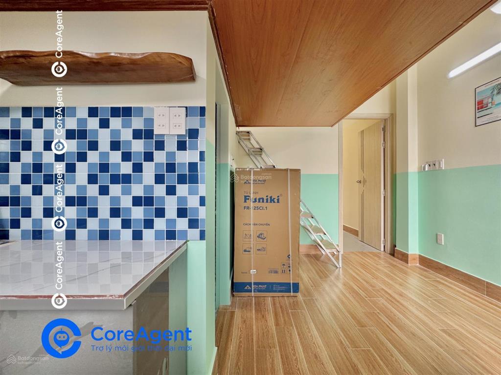 Căn hộ gác phong cách satorini  mới xây 100%  full nội thất  giặt phơi riêng gần aeon tp