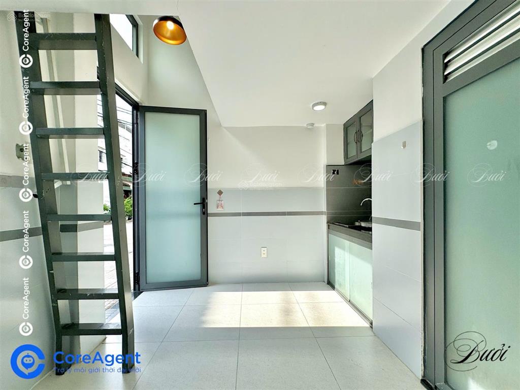 Phòng kiot trệt có máy lạnh  gác cao m8  thiết kế hiện đại gần đầm sen